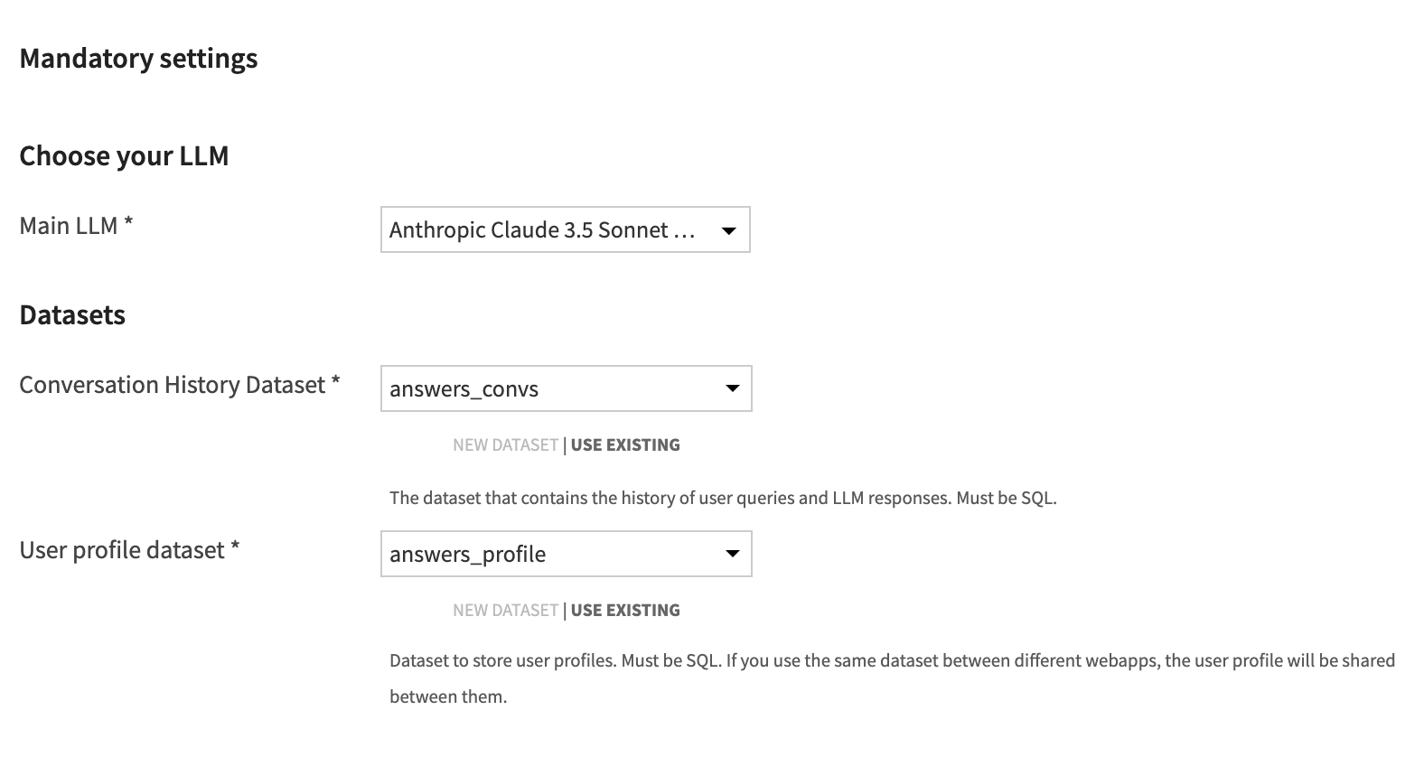 MandatoryConfig
