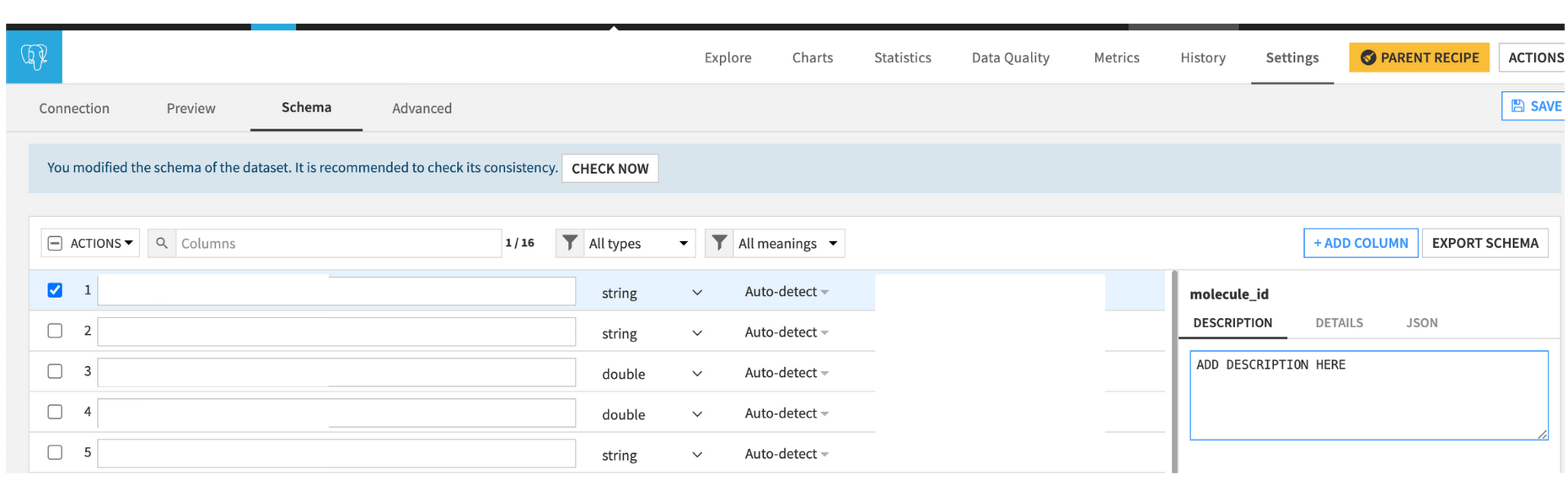 SqlToolColumnDescriptions