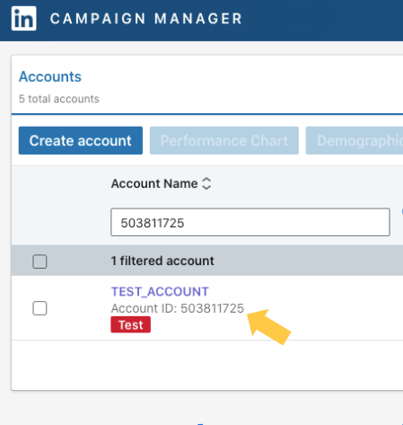 Find you account(s) ID(s)
