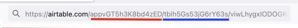An airtable url.