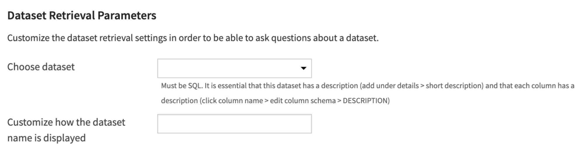 DatasetConnectionSettings