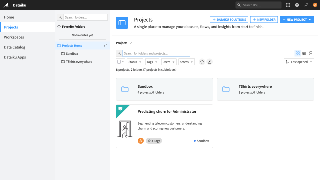 Projects Page
