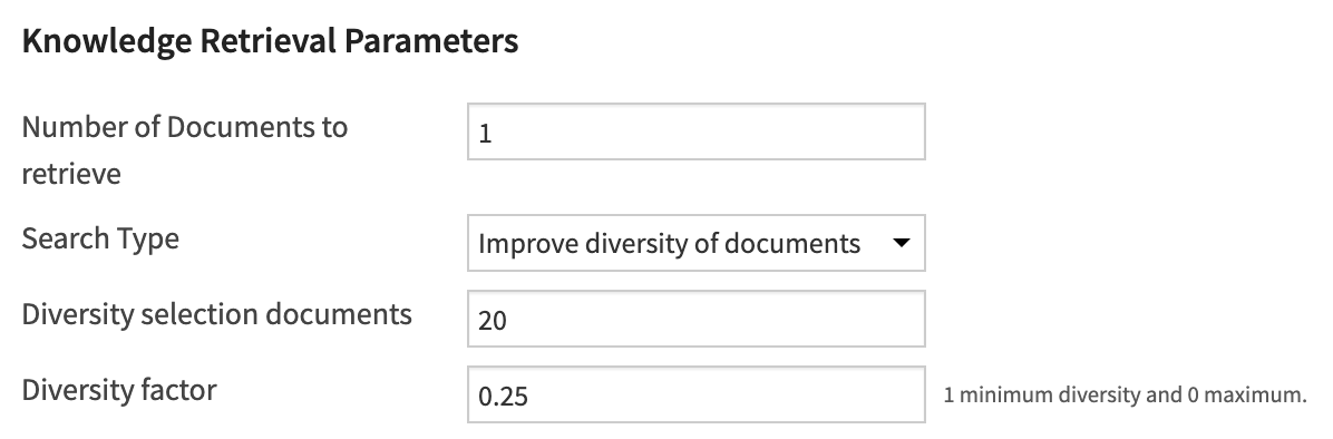 KnowledgeBankDiversitySettings