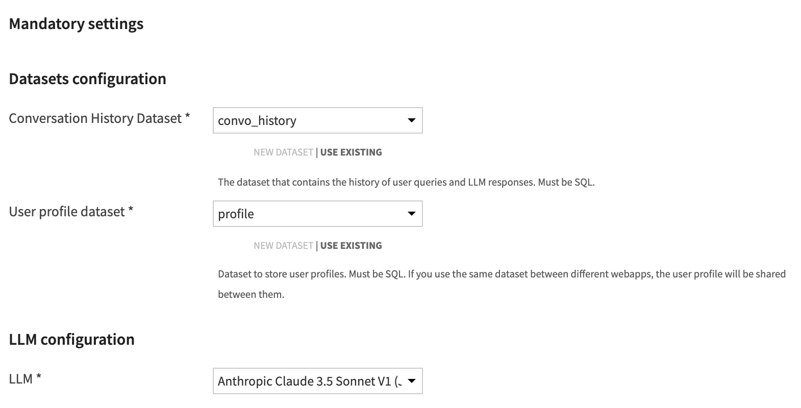 MandatoryConfig