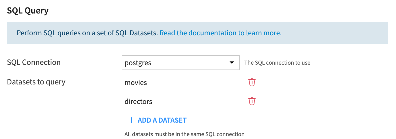 SqlToolDataset
