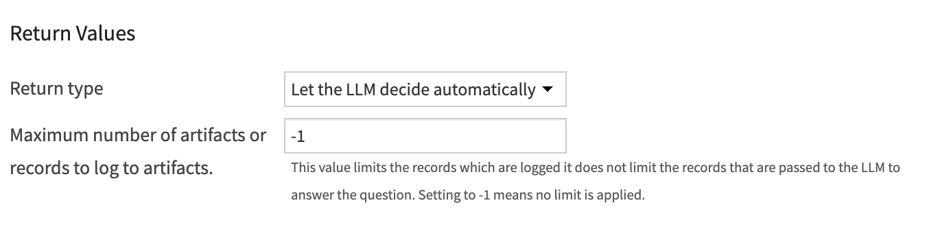SqlToolReturnValues
